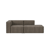 catena sofa 3 seater armrest open end right small - louisiana by ferm living