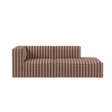 catena sofa 3 seater armrest open end right small - louisiana by ferm living