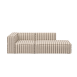catena sofa 3 seater armrest open end right small - louisiana by ferm living