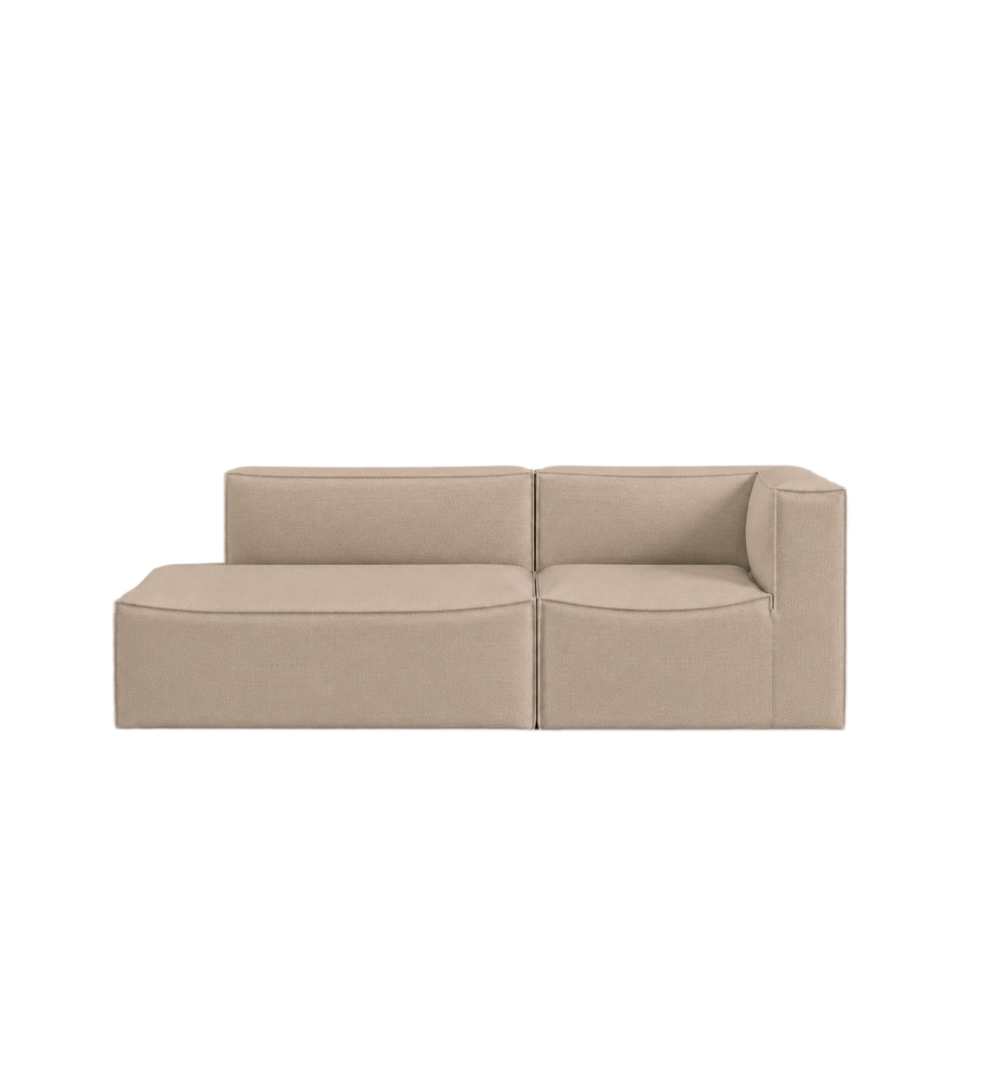 catena sofa 3 seater corner open end left small - hot madison