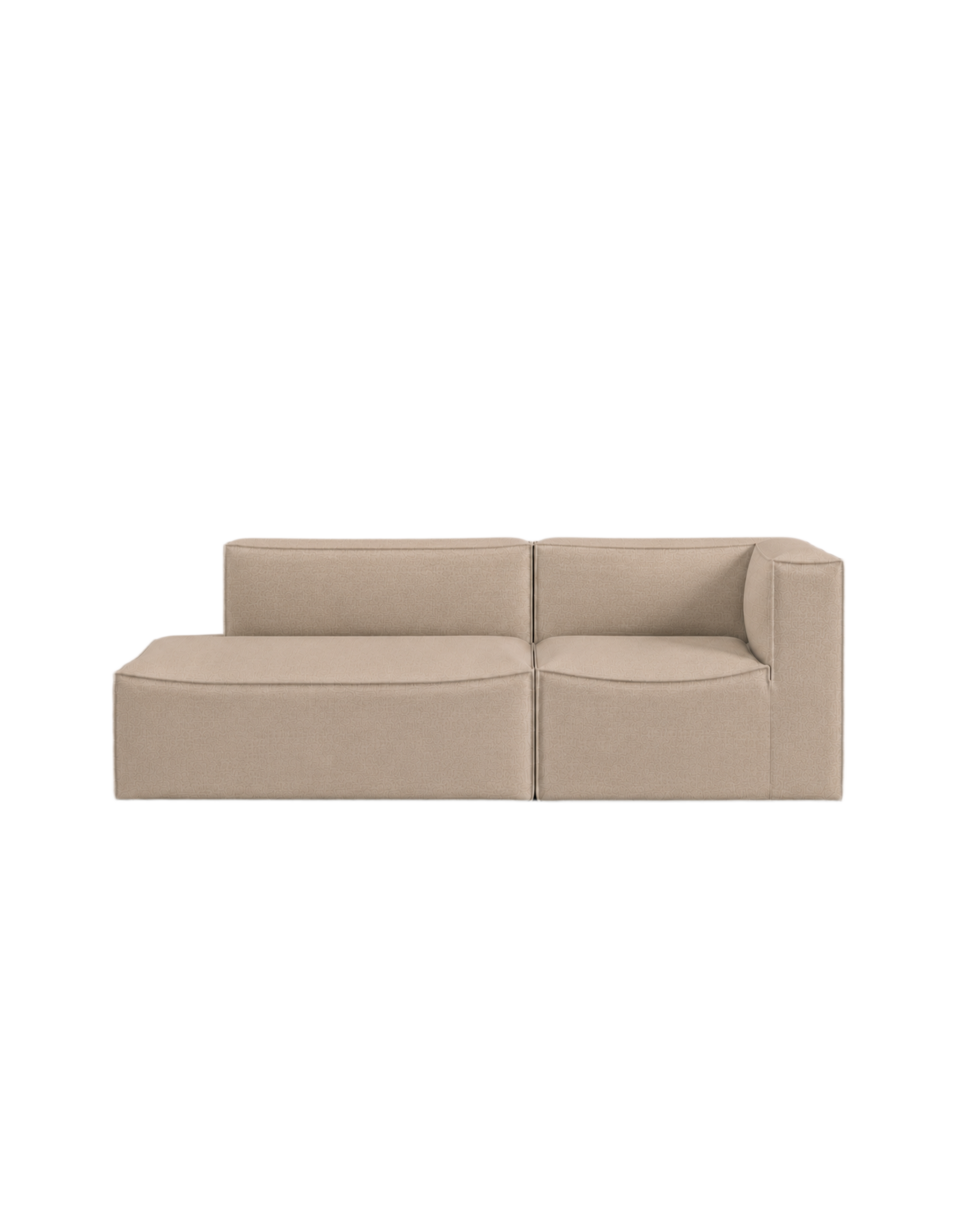catena sofa 3 seater corner open end left small - hot madison
