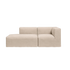 catena sofa 3 seater corner open end left small - loose drape