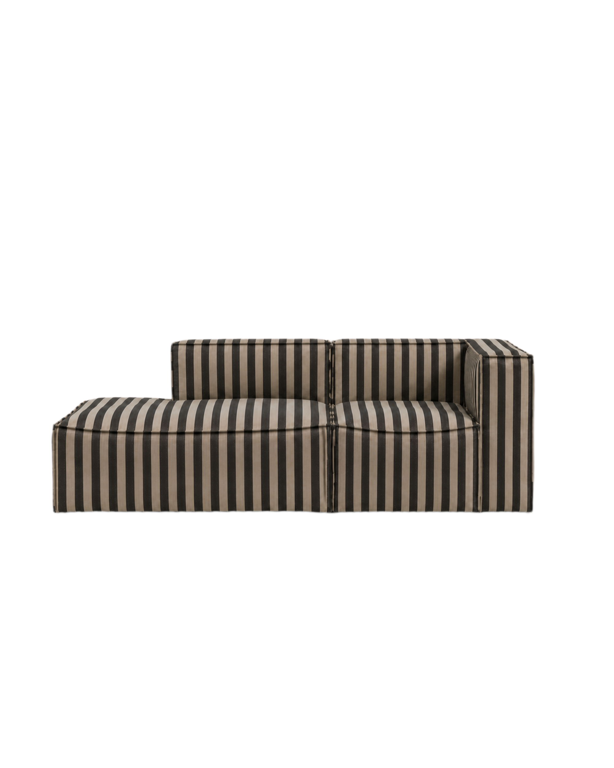 catena sofa 3 seater corner open end left small - louisiana by ferm living