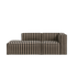 catena sofa 3 seater corner open end left small - louisiana by ferm living