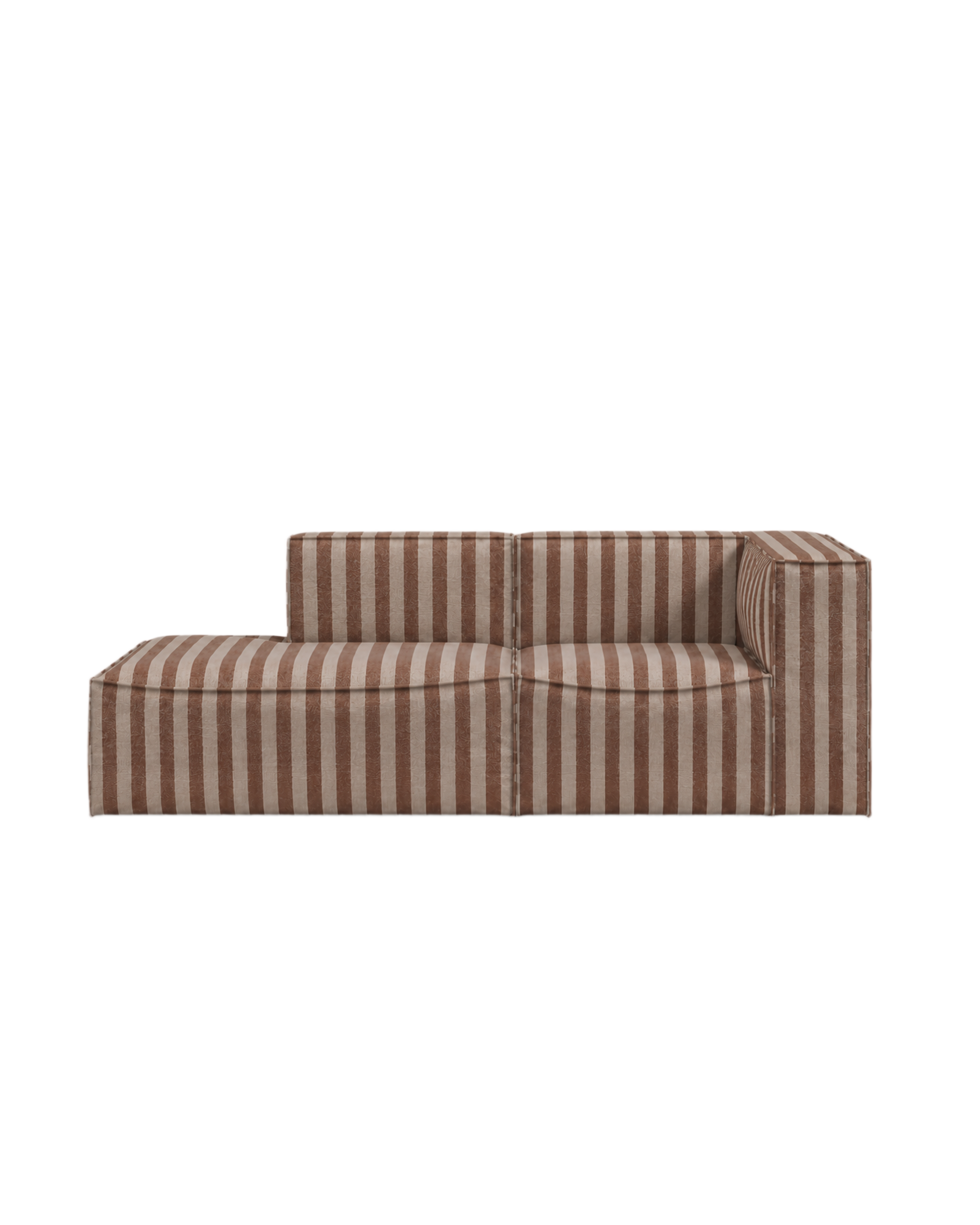 catena sofa 3 seater corner open end left small - louisiana by ferm living