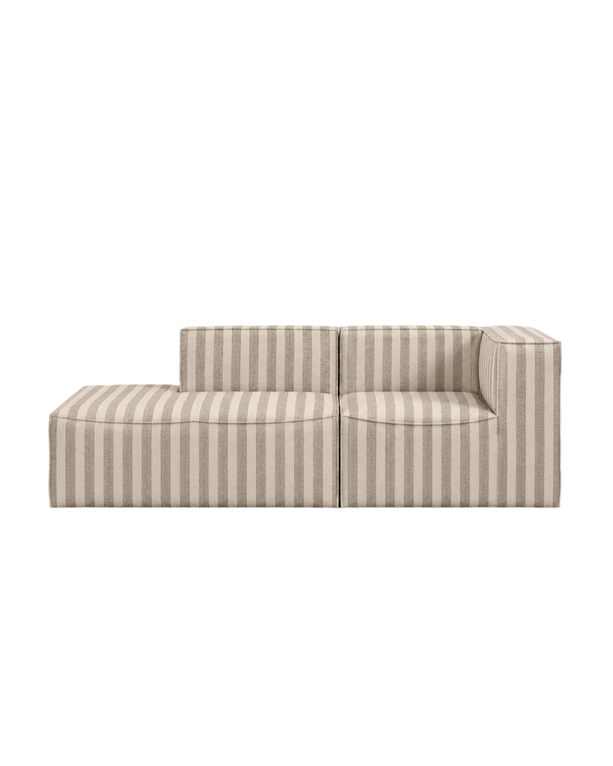 catena sofa 3 seater corner open end left small - louisiana by ferm living