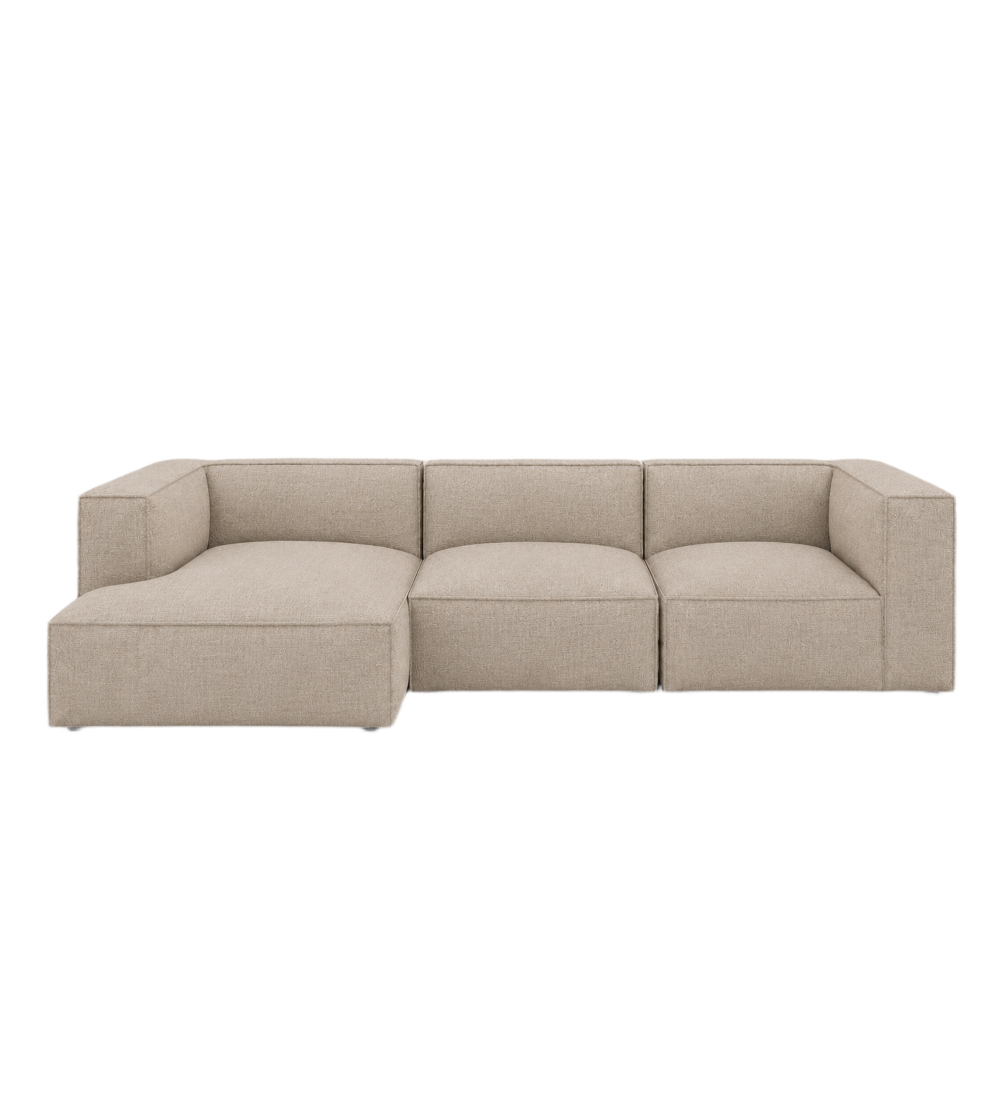 catena sofa 3 seater chaise longue left small - hot madison