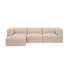 catena sofa 3 seater chaise longue left small - loose drape