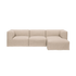 catena sofa 3 seater chaise longue right small - loose drape