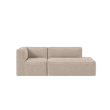 catena sofa 3 seater armrest open end right small - soft bouclé