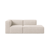 catena sofa 3 seater armrest open end right small - soft bouclé