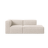 catena sofa 3 seater armrest open end right small - soft bouclé