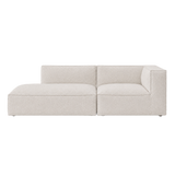 catena sofa 3 seater open end left small - soft bouclé