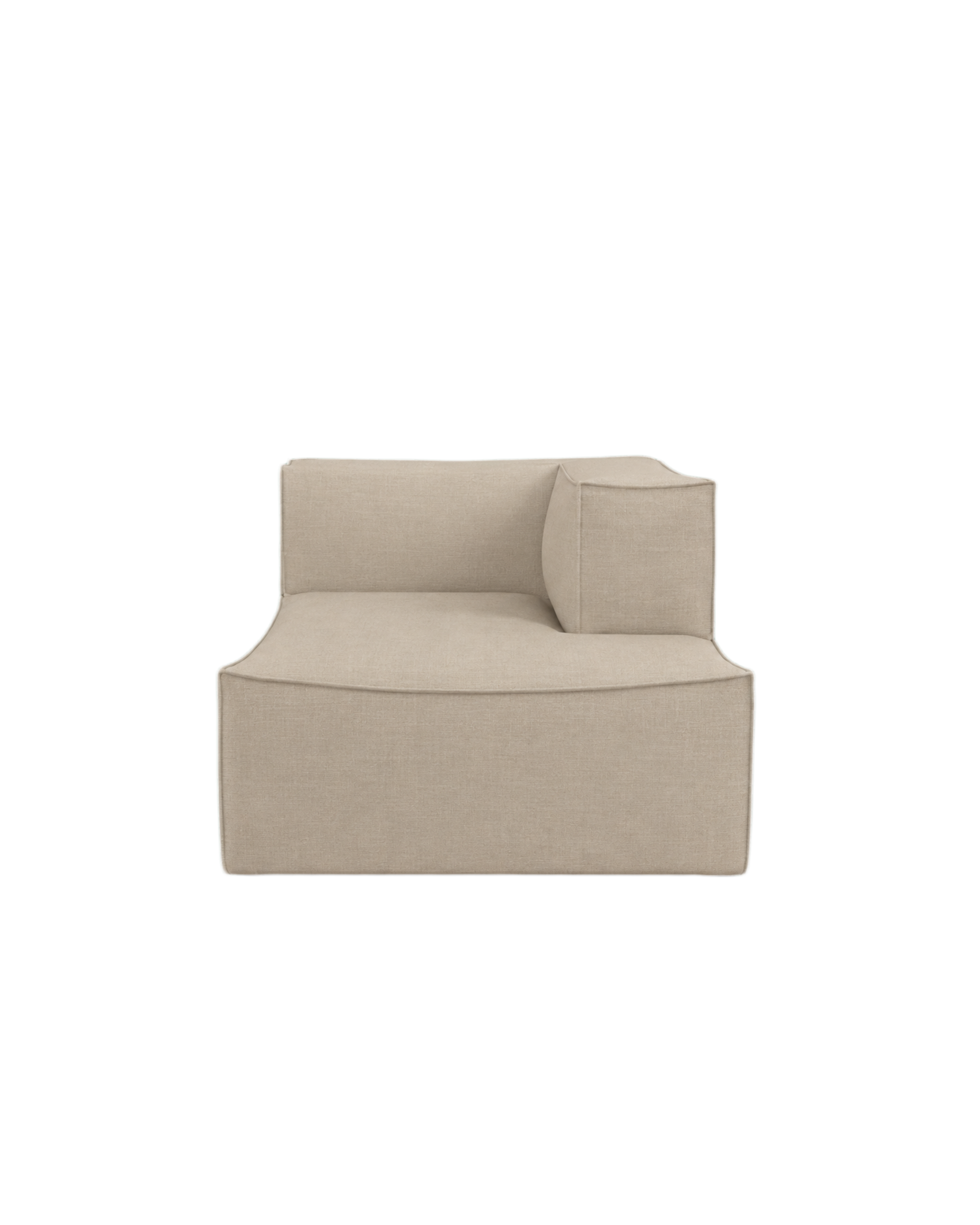 catena sofa modul chaise longue right small-cotton linen