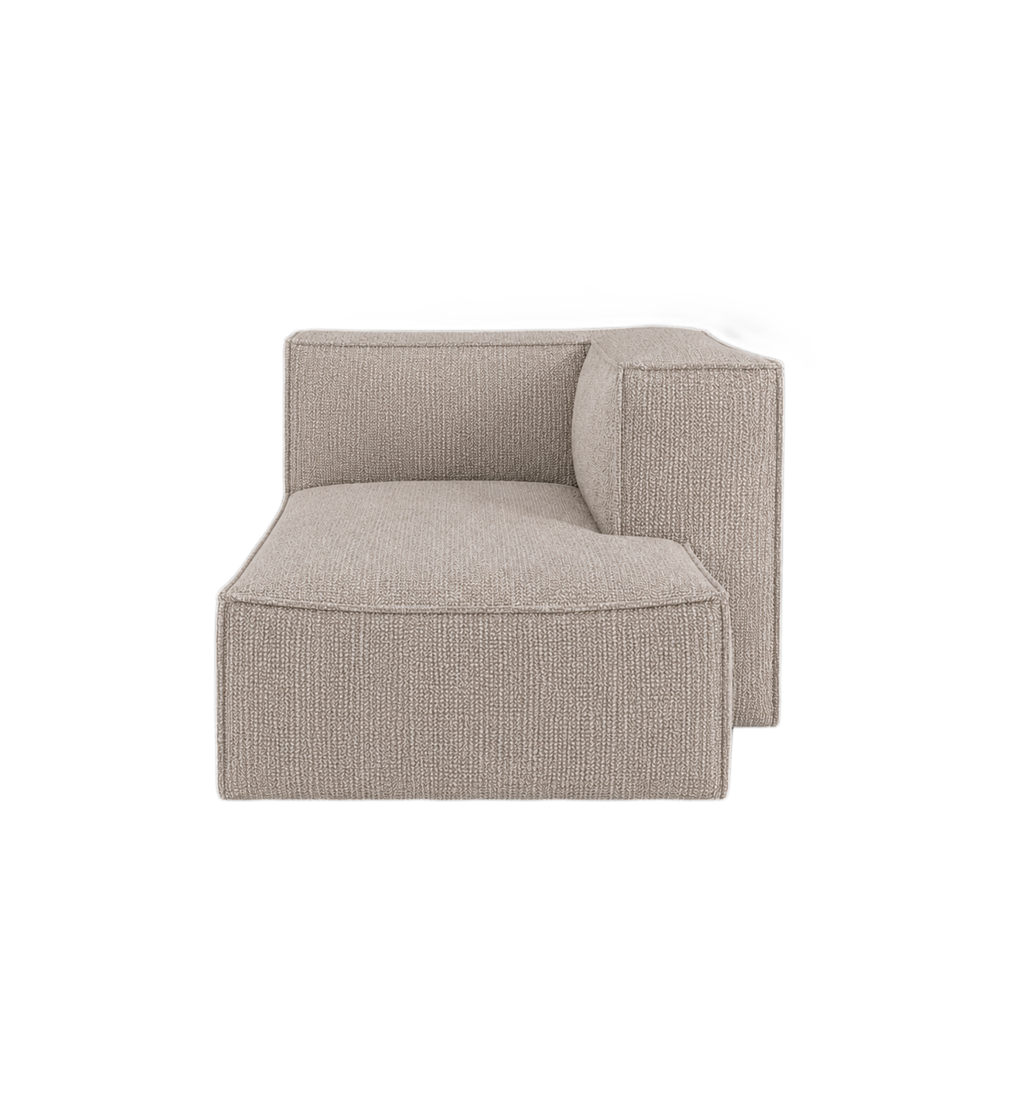 catena sofa modul chaise longue right small-soft bouclé