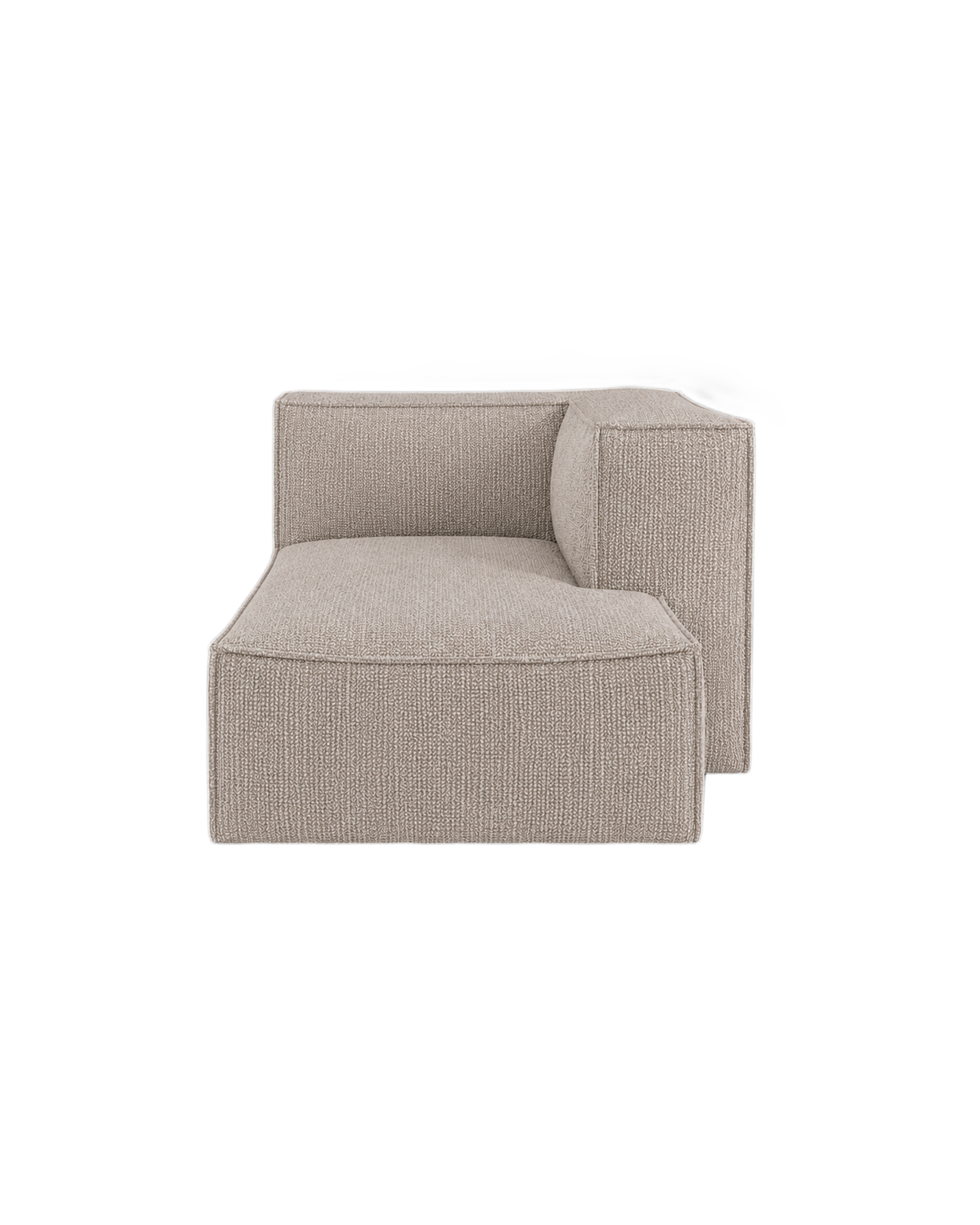 catena sofa modul chaise longue right small-soft bouclé