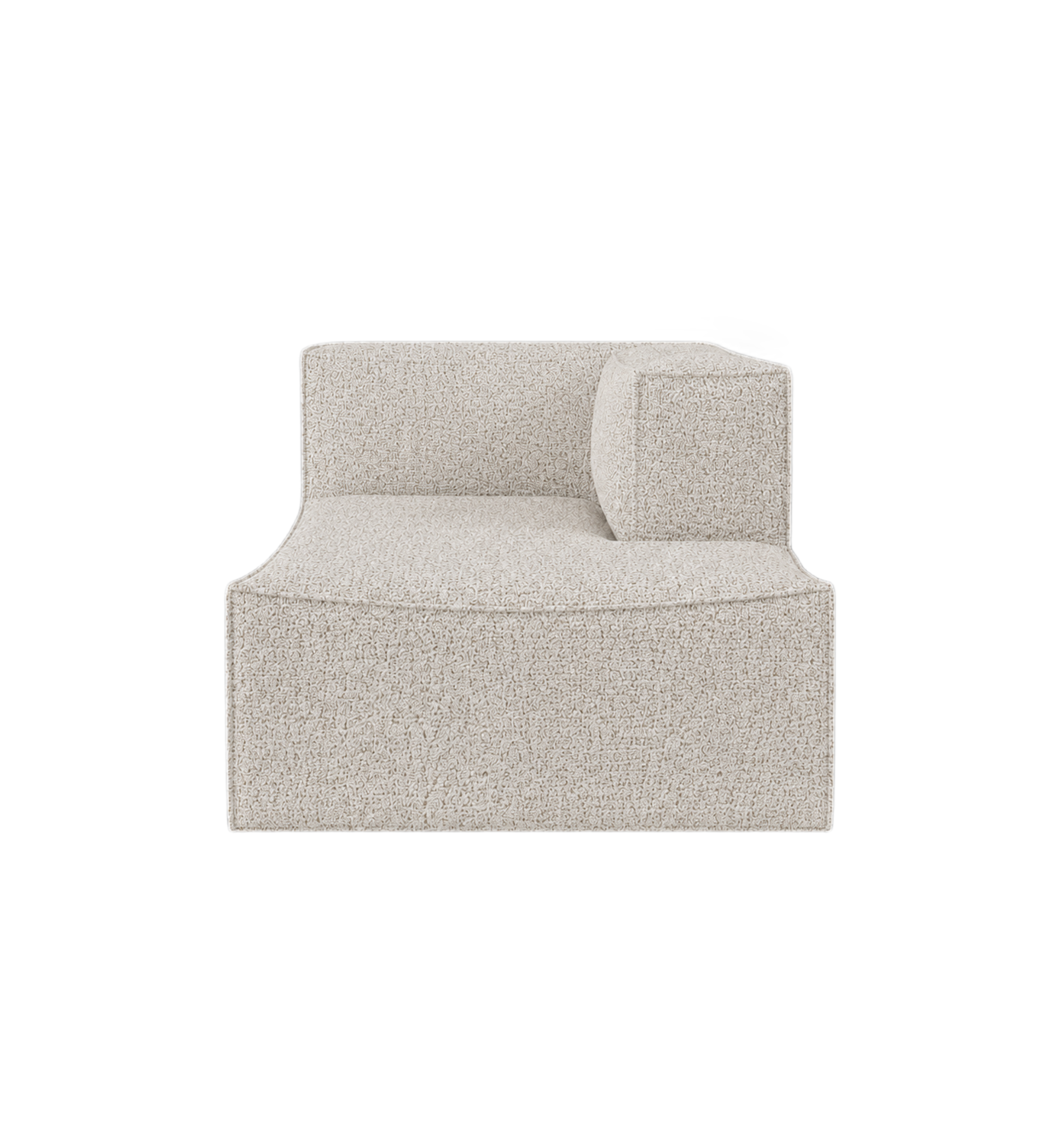 catena sofa modul chaise longue right small-soft bouclé