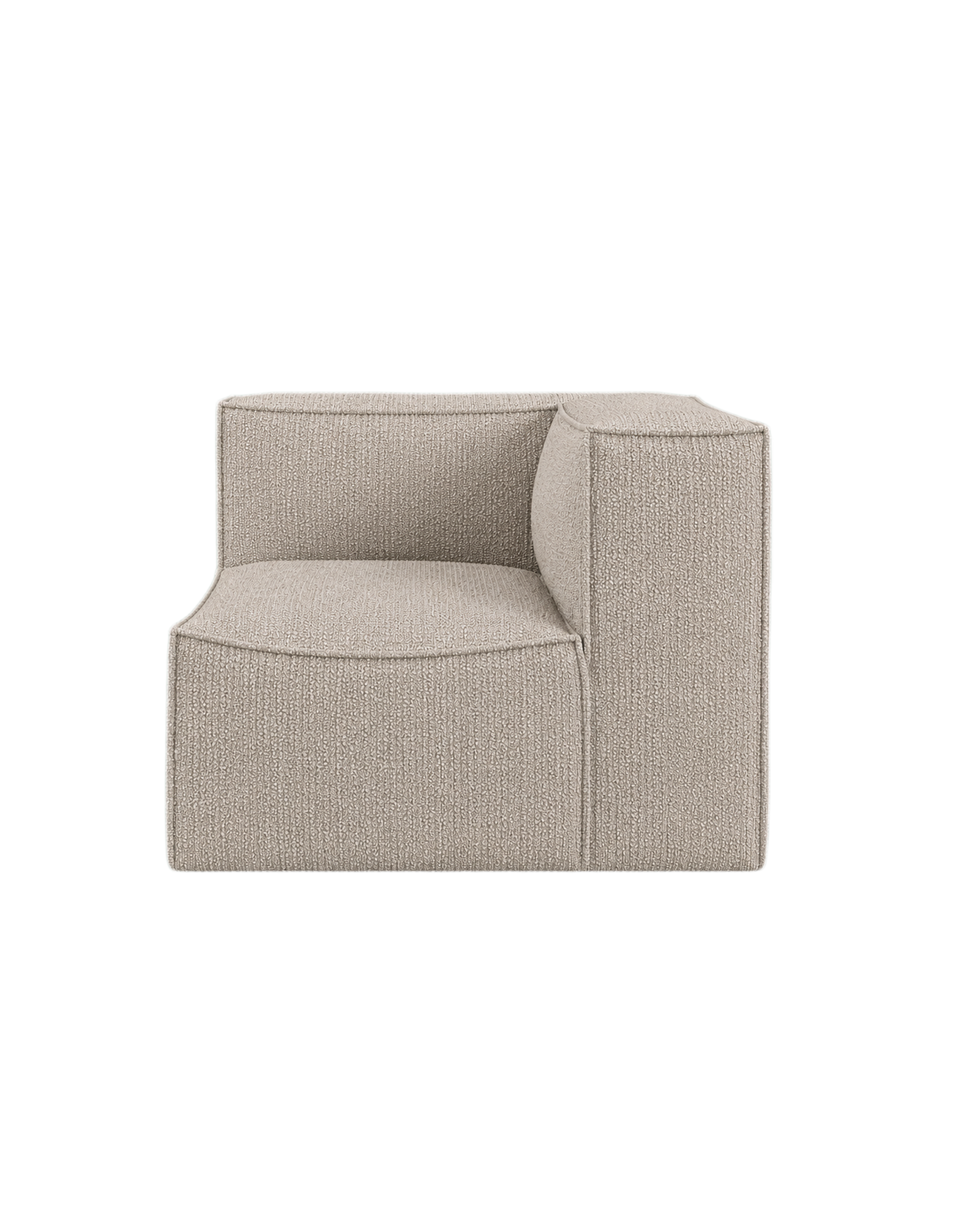 catena sofa modul corner right small-soft bouclé
