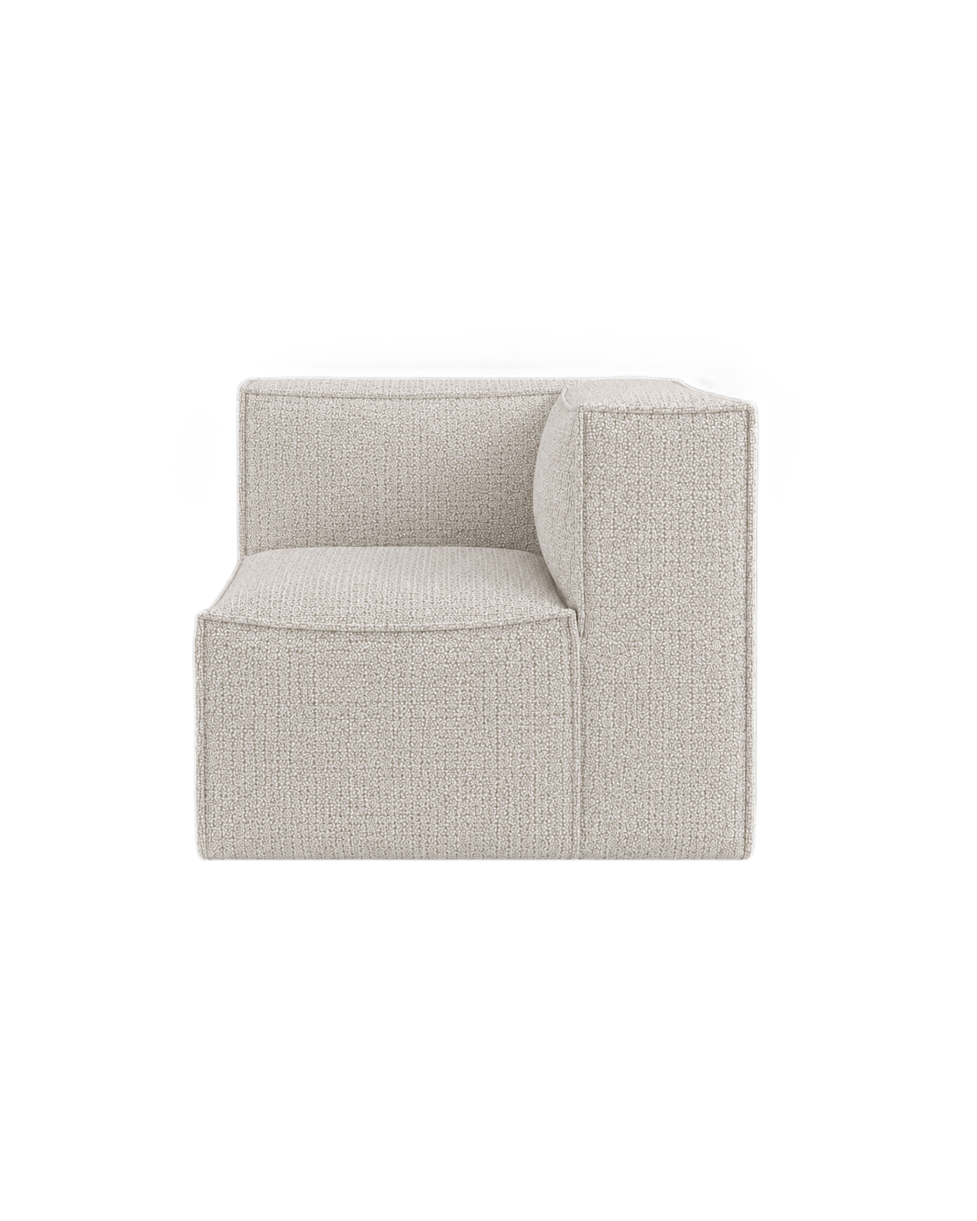 catena sofa modul corner right small-soft bouclé