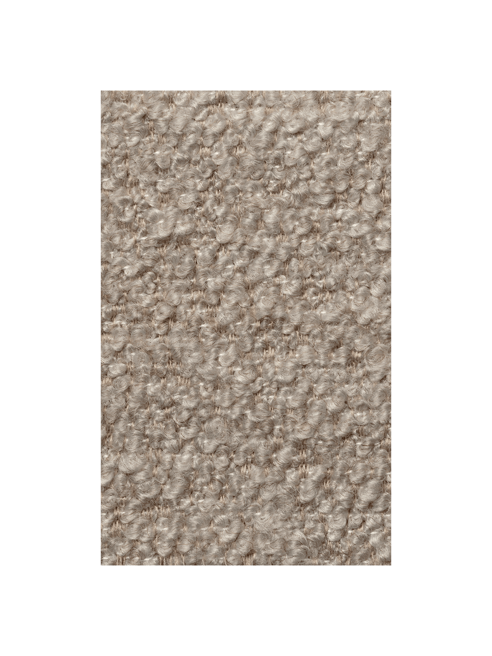 rico ottoman - soft bouclé by ferm living