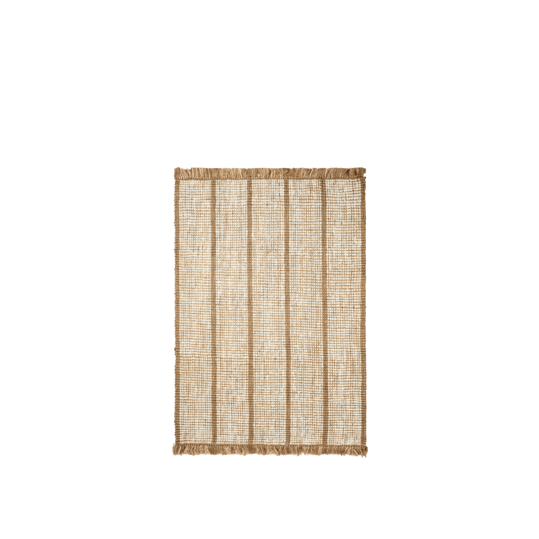 athens stripes - rug natural / off-white