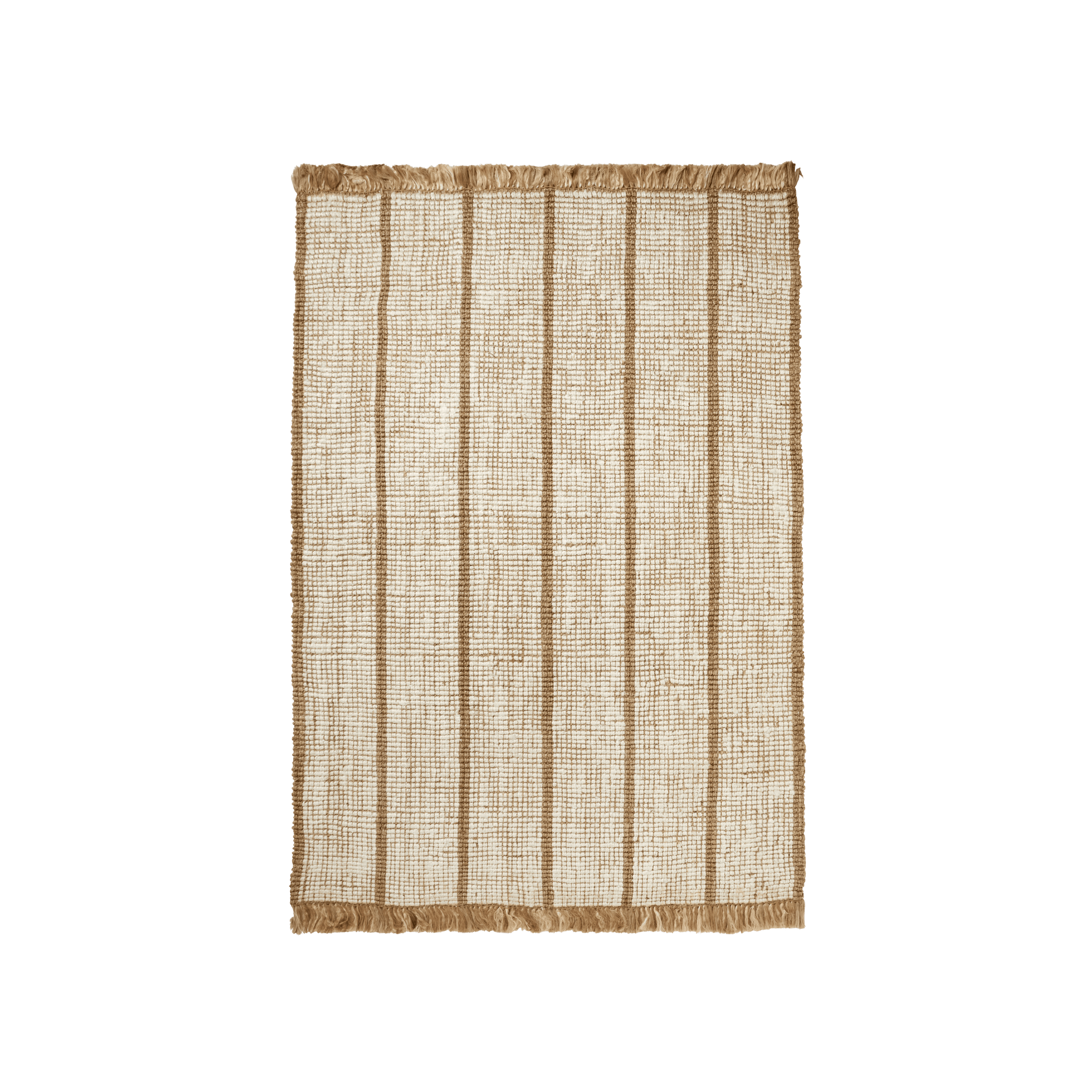 athens stripes - rug natural / off-white