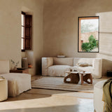 athens stripes - rug natural / off-white