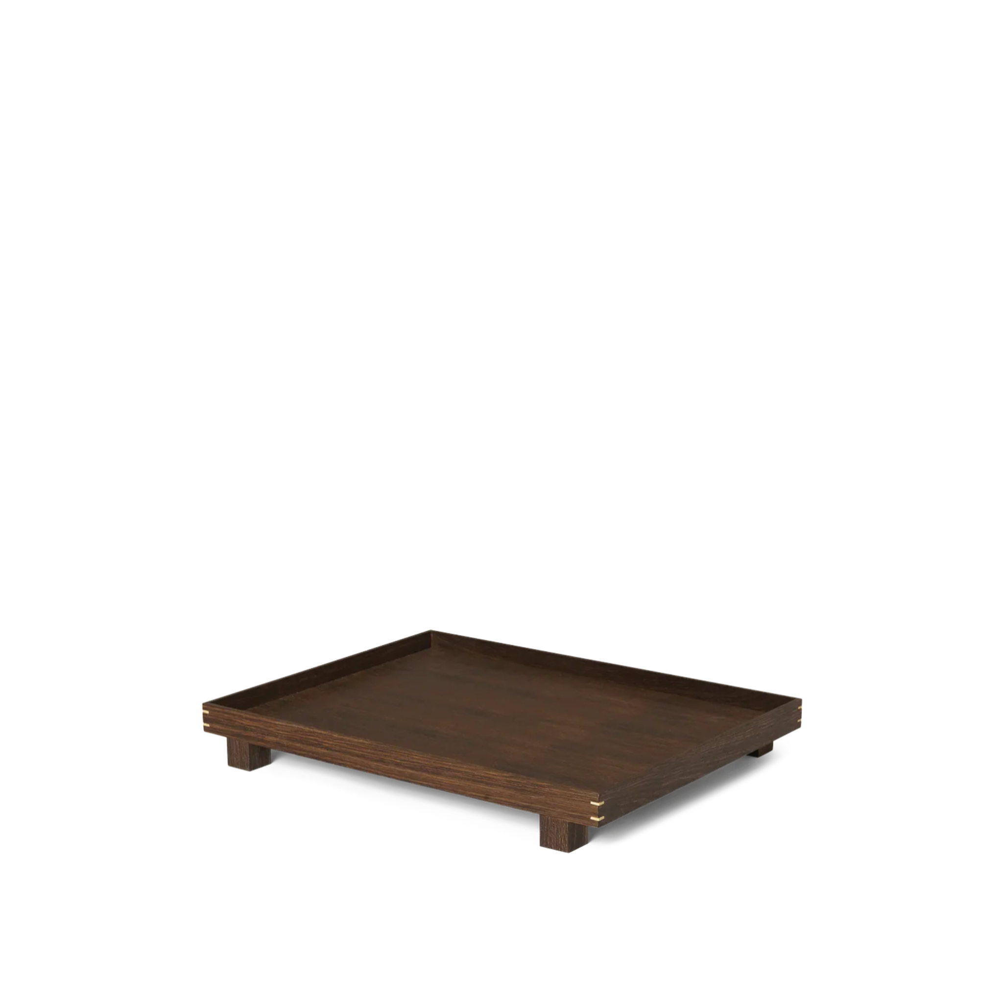 bon wooden tray - smoked oak