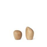 cairn salt and pepper shakers set of 2 - oak