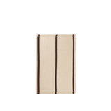calm kelim - rug off-white / coffee