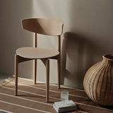 calm kelim - runner dark sand / off-white