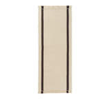 calm kelim - runner off-white / coffee