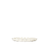plait platter - off white