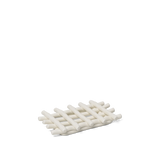 ceramic soap tray - off white