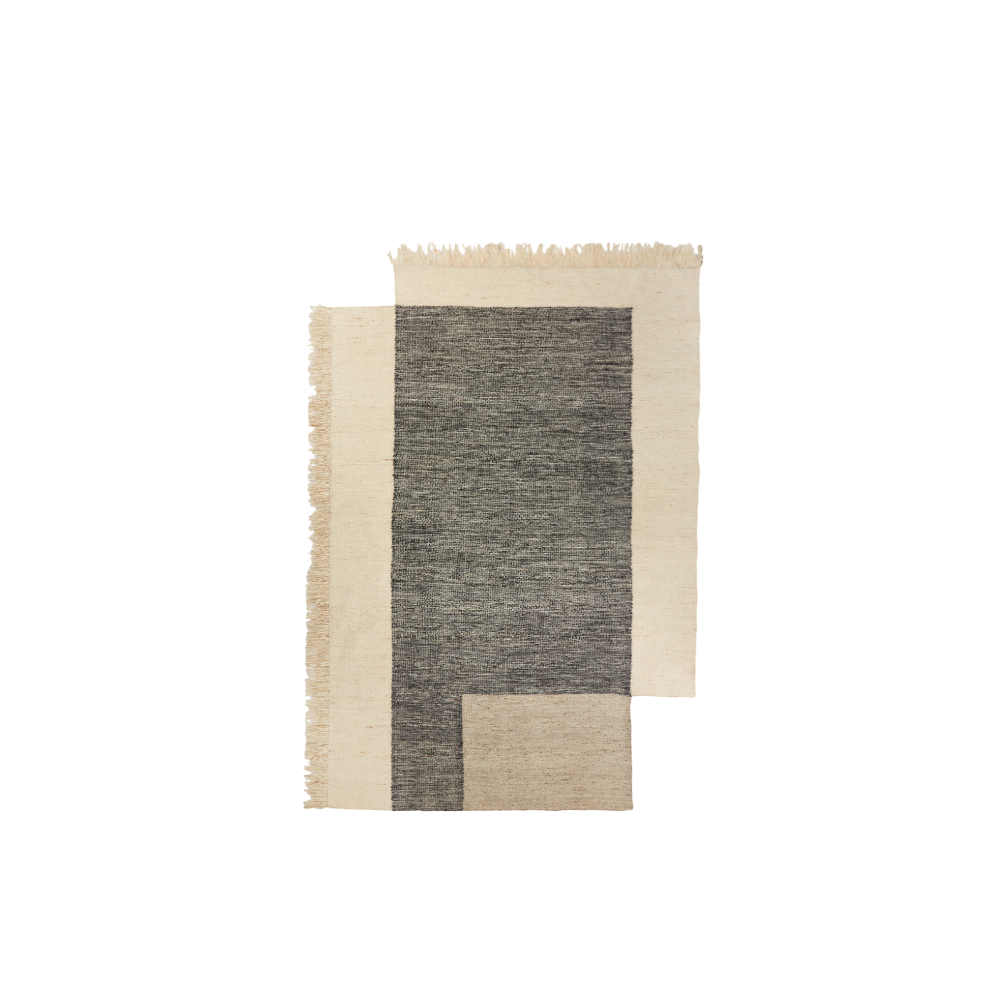 counter - rug charcoal / off-white