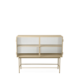 haze sideboard - cashmere / reeded glass