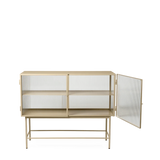 haze sideboard - cashmere / reeded glass