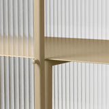 haze sideboard - cashmere / reeded glass