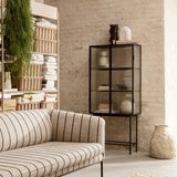 haze vitrine - reeded glass