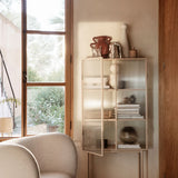 haze vitrine - reeded glass