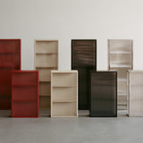 haze wall cabinet - reeded glass
