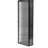 haze wall cabinet - reeded glass
