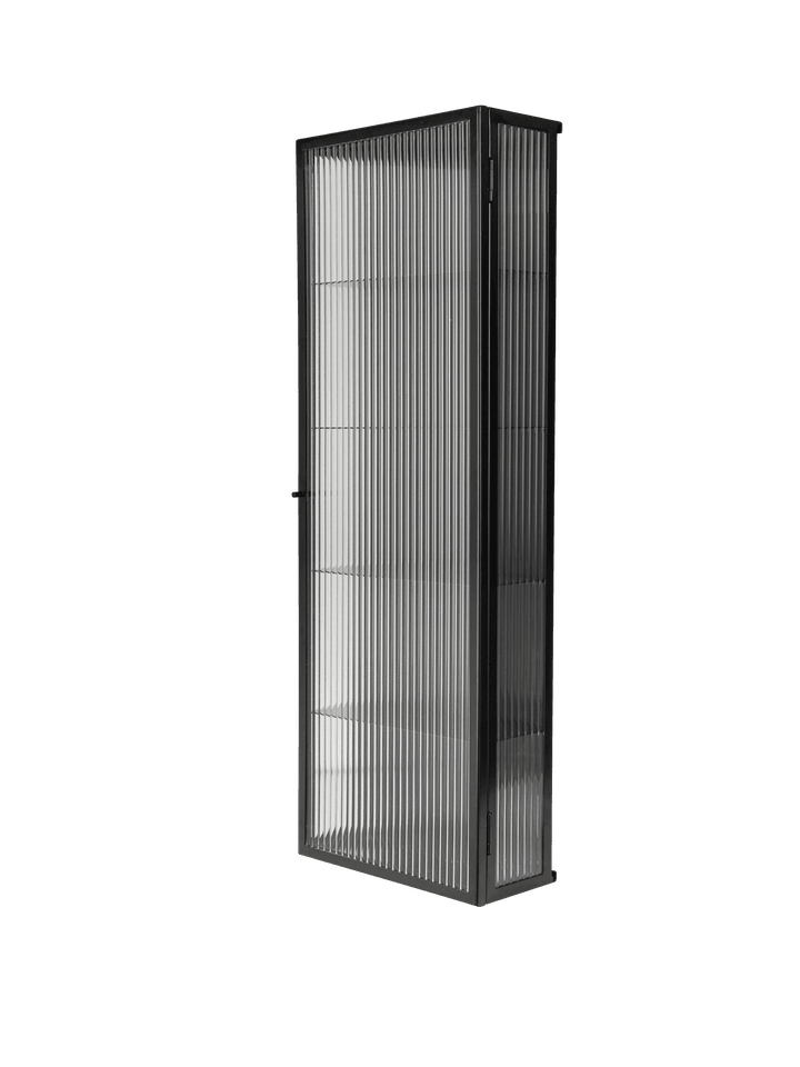 haze wall cabinet - reeded glass