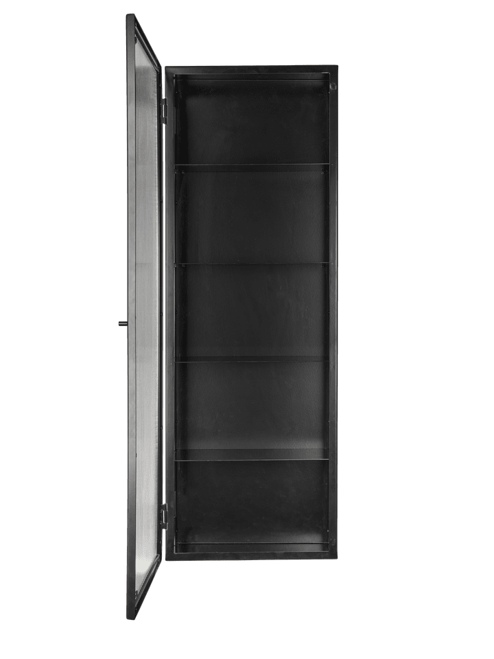 haze wall cabinet - reeded glass