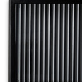 haze wall cabinet - reeded glass