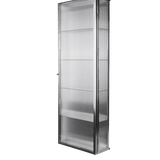 haze wall cabinet - reeded glass