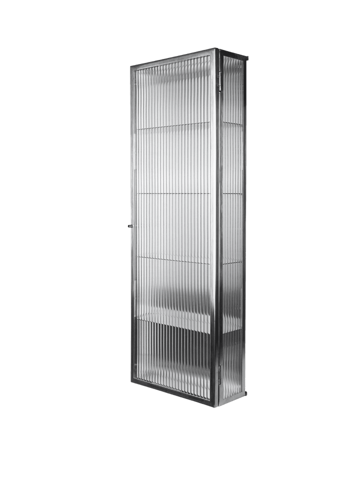 haze wall cabinet - reeded glass