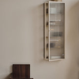 haze wall cabinet - reeded glass