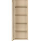 haze wall cabinet - reeded glass