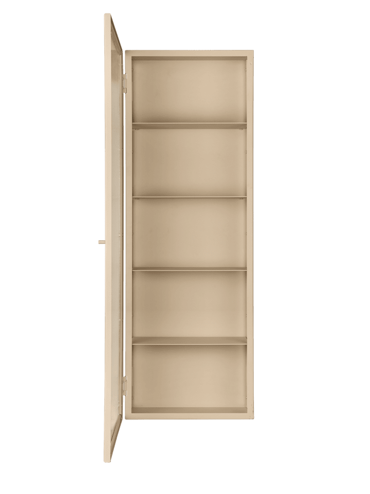 haze wall cabinet - reeded glass